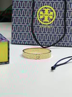 إسوارة TORY BURCH مقاس 14 سم معدن ذهبي