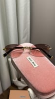 نظارة miu miu عدسه وردي