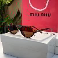 نظارة - MIU MIU اطار تايقر- عدسة بني