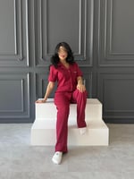 بجامة برغندي