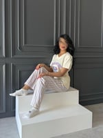 بجامة سكري مقلم