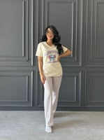 بجامة سكري مقلم