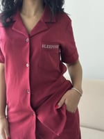 بجامة برغندي