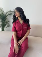 بجامة برغندي