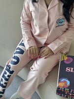 بجامة كلاسيك (وردي)