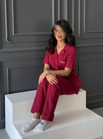 بجامة برغندي