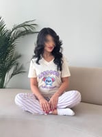 بجامة سكري مقلم