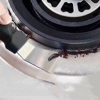 مجرفة تنظيف معدنية لإزالة البقع ٢ قطعتان متعددة ال...