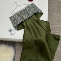 منتج 5405 فستان سهره زيتي