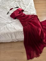 7646 فستان ناعم عودي