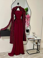 رمز 8070 فستان كلفة خرز