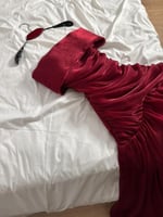 7646 فستان ناعم عودي