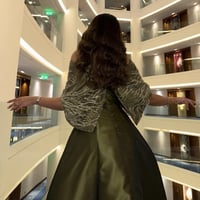 منتج 5405 فستان سهره زيتي