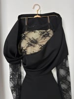 رقم 8377 فستان ناعم اسود