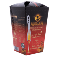 ملعقة عسل السدر بالجنسنغ وغذاء الملكات 10 قطع