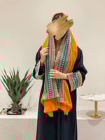 عباية كريب بحريني تطريز كمبيوترقصة عادي