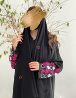 عباية كريب بحريني تطريز يدوي قصة عادي