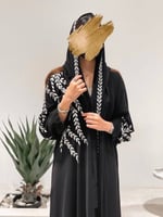 عباية ملكي تطريز يدوي قصة عادي