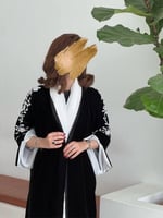 عباية مخمل شك يدوي قصة عادي