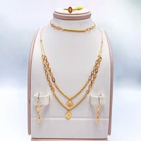 طقم ذهب عيار 21 الوزن 3.18 جرام