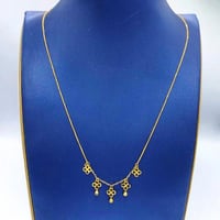 عقد ذهب عيار 18 الوزن 1 جم