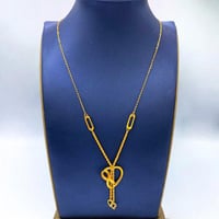 عقد ذهب عيار 21 الوزن 2.33 جرام