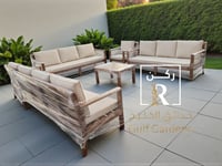 جلسه 11 شخص خشب مع طاوله كبير