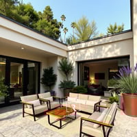 جلسه 7 اشخاص حديد مع طاوله كبير