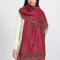 شال كشميري بالاسم_ متجر تساهيل