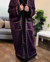 فروه مطرزه سدو نسائي شتوي _متجر تساهيل