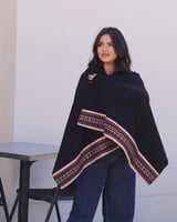 شال شتوي مطرز بسدو نسائي _ متجر تساهيل