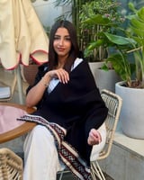 شال شتوي مطرز بسدو نسائي _ متجر تساهيل