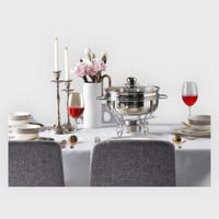 سخان بوفية استل استيل دائري مقاس 8 لتر