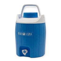 ترمس بلور سعة 3 جالون لون أزرق