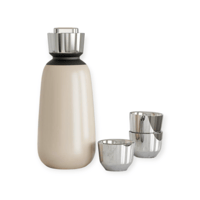 ترمس كيوت بيج 900 مل مع 3 فناجين للشاي والقهوة