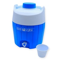 ترمس بلور سعة 3 جالون لون أزرق