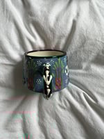 كوب صناعة يدوية بنقشات عثمانية وعبارة ISTANBUL