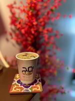 كوستر سراميك باللون الأحمر