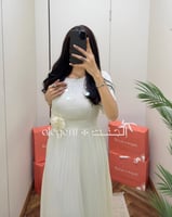 فستان نور اللؤلؤي