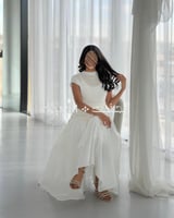 فستان سكون القمر - فستان أنثوي ناعم