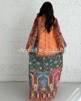 جلابية بطابع تراثي متعددة الألوان - جلابية تراثية