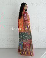 جلابية بطابع تراثي متعددة الألوان - جلابية تراثية