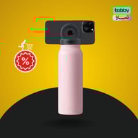 مق مغناطيسي ستانلس ستيل وردي 700 مل