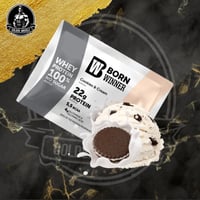 بورن وينر واي بروتين كوكيز كريم حصة واحدة 30 جرام