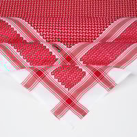 شماغ الفارس احمر غامق الجديد