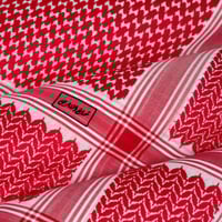 شماغ الفارس احمر غامق الجديد