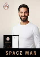 بجامة ثيرمل ماركة سبيس مان SPACE MAN لون ابيض