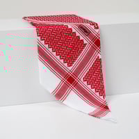 شماغ الفارس احمر غامق الجديد