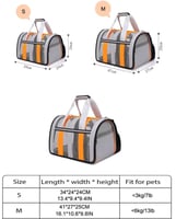 شنطة لنقل القطط مقاس وسط