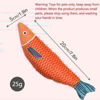 لعبة سمكة بداخلها جرس